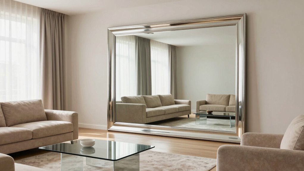 use mirrors to expand space