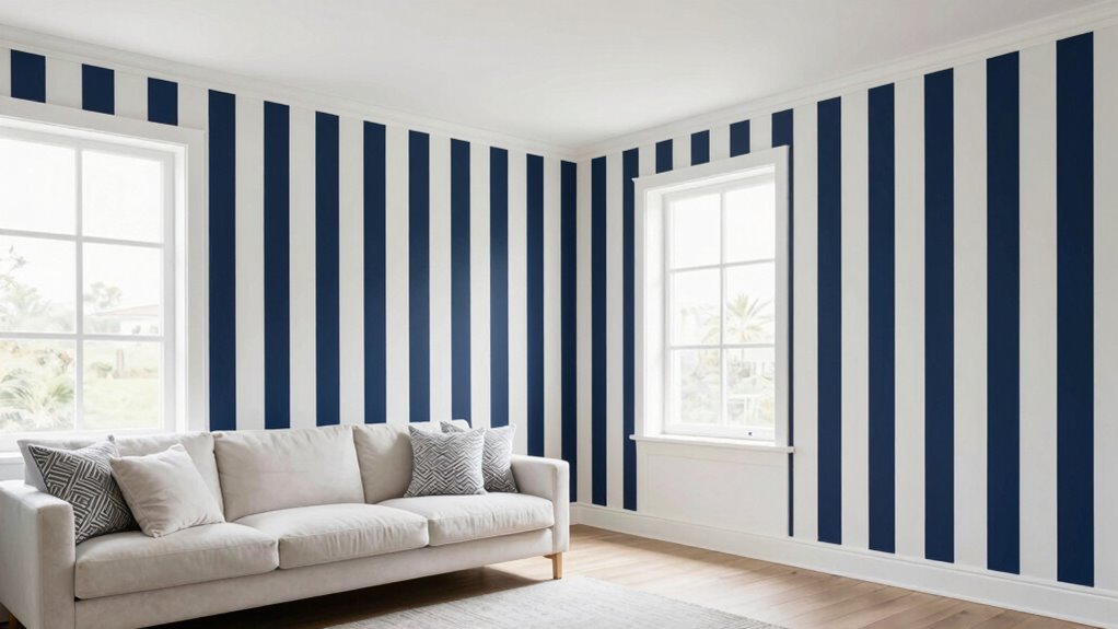 use subtle stripe patterns