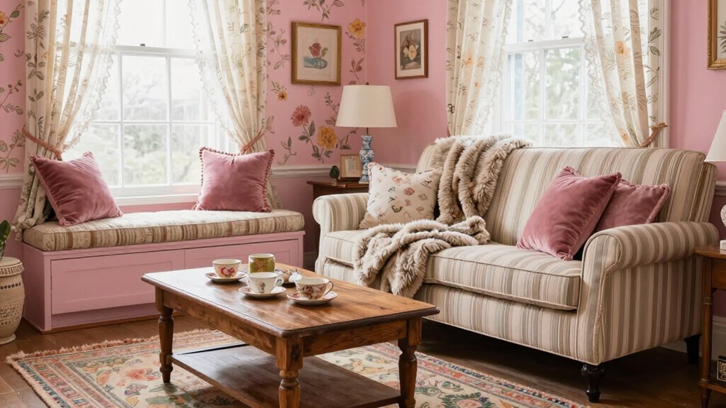 warm layered textured decor