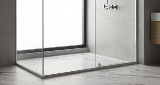 accessible modern shower design