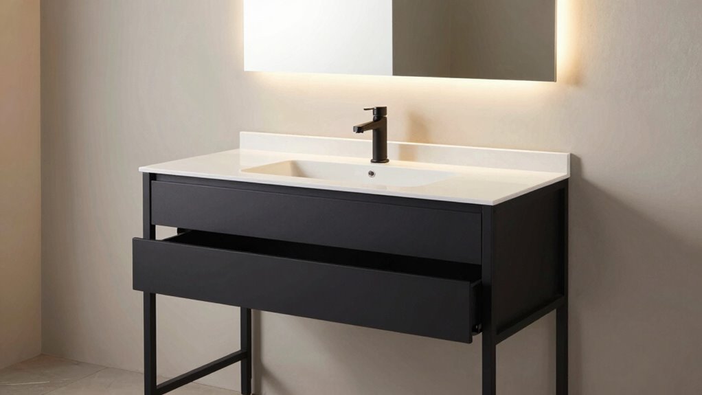 accessible stylish bathroom storage