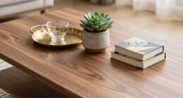 adding a decorative tray