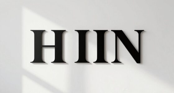 balance and clarity through spacing