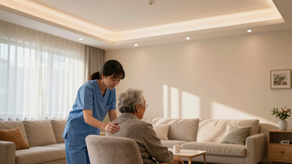 balanced caregiving lighting design