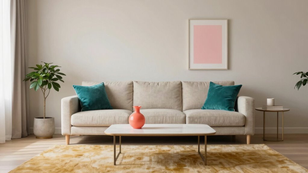 balanced harmonious accent colors