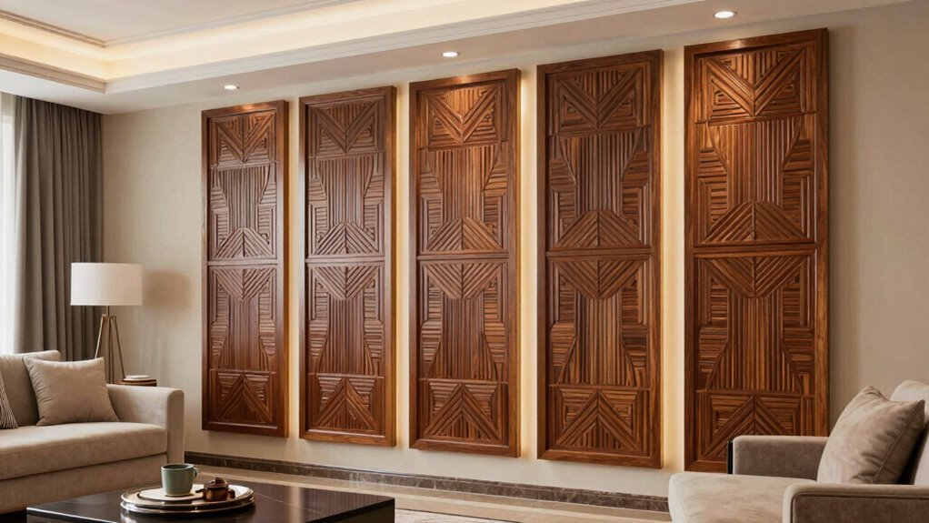 cohesive textured wall design