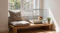 compact unobtrusive pet nook
