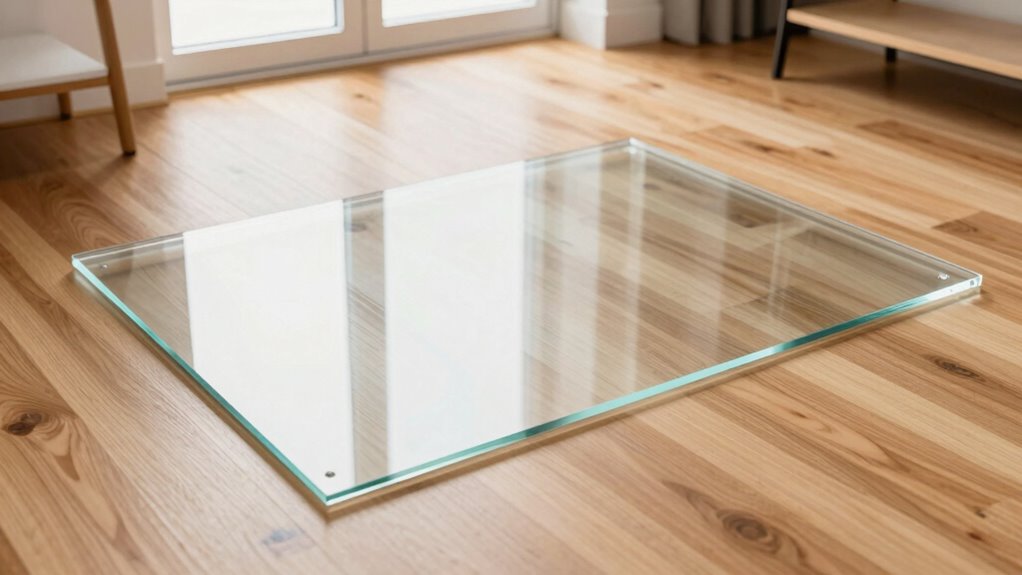 durable transparent ergonomic mats