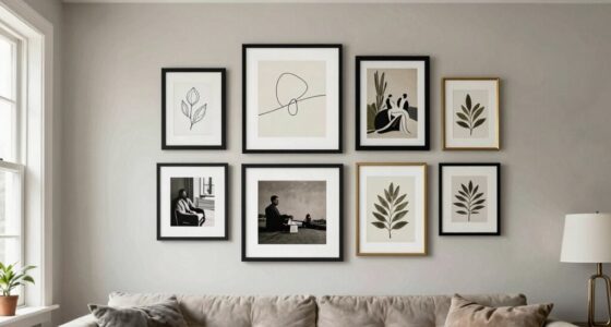 elegant affordable gallery arrangements