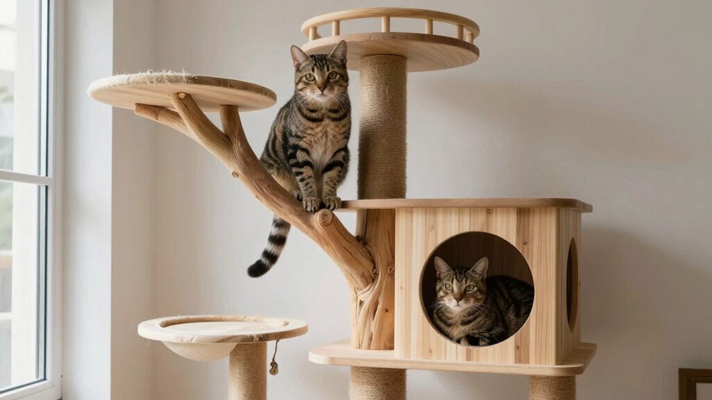 encourage natural feline behaviors