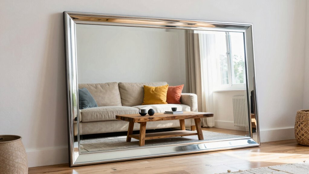 enhance space with mirrors