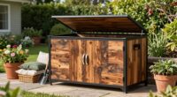 enhances patio functionality and organization
