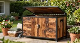 enhances patio functionality and organization