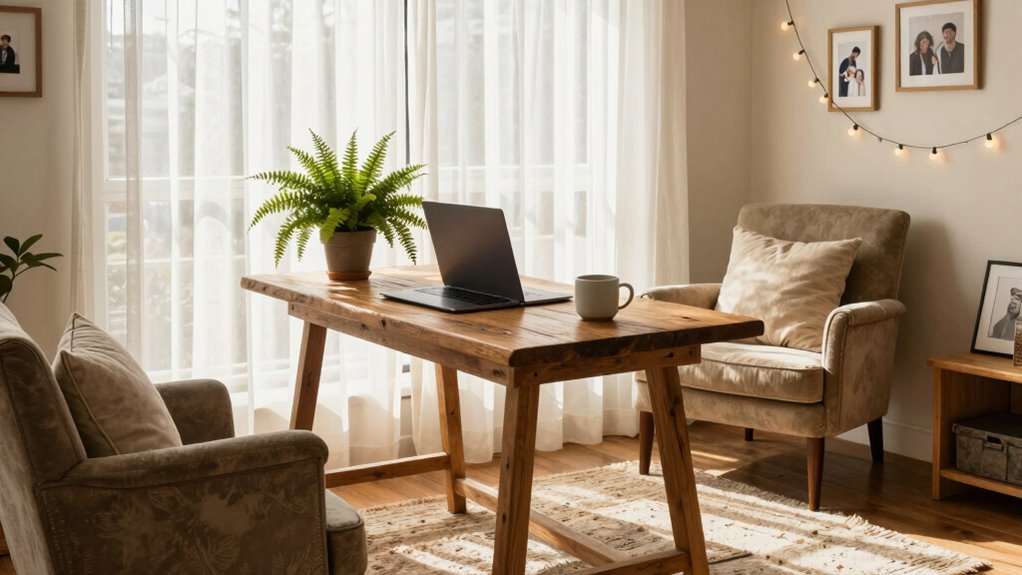 ergonomic well lit comfortable workspace