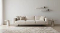 floating furniture enhances space