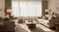 furniture lighting and arrangement