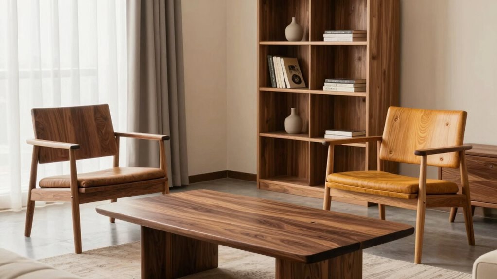 harmonious wood tone combinations
