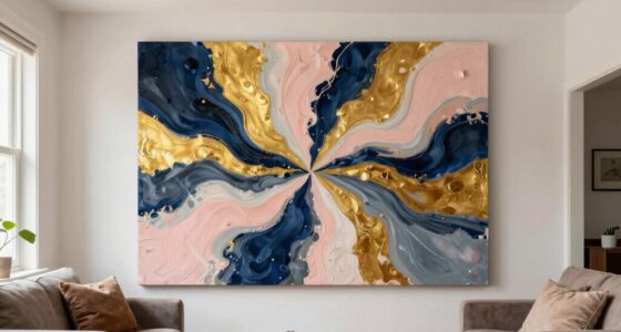 large decor enhances space