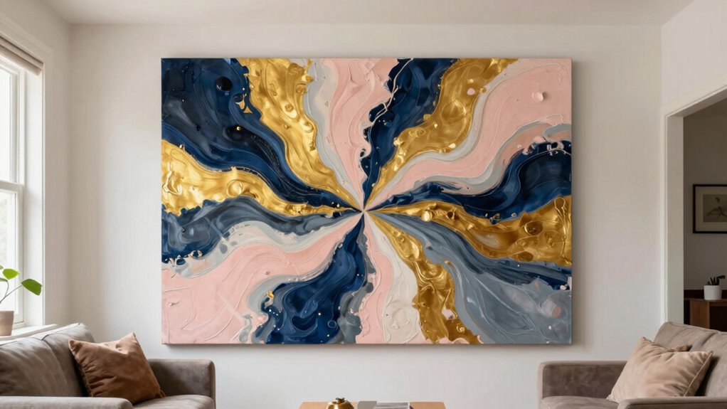 large decor enhances space