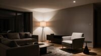 layered lighting enhances ambiance