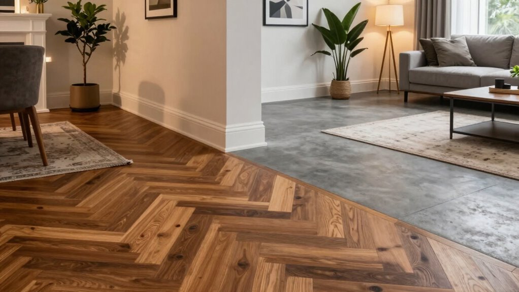 material contrast and transition