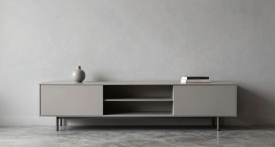 media consoles require space