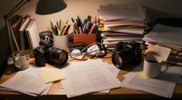 messy workspace hampers efficiency