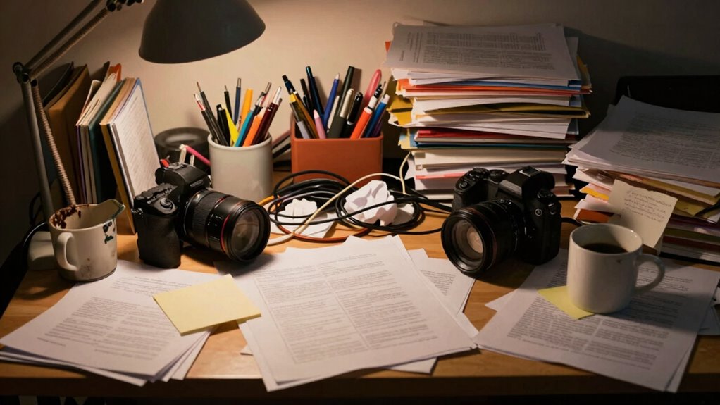 messy workspace hampers efficiency