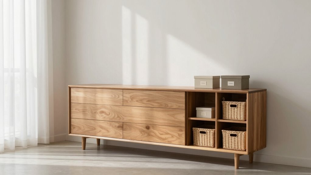 minimalist bedroom storage solutions