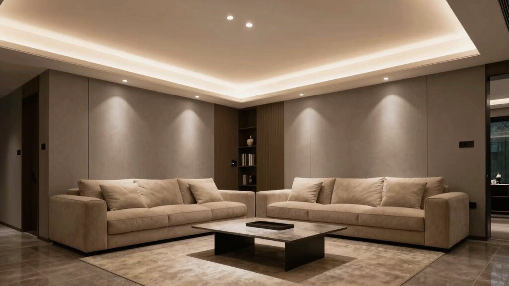 minimalist strategic ambient lighting