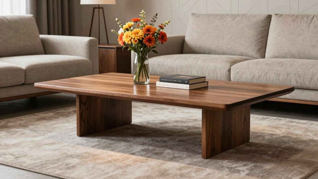 optimal coffee table height