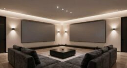 optimal media room lighting