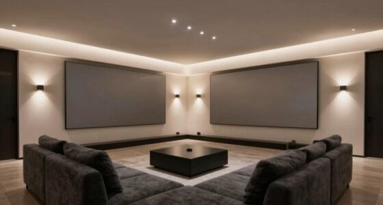 optimal media room lighting