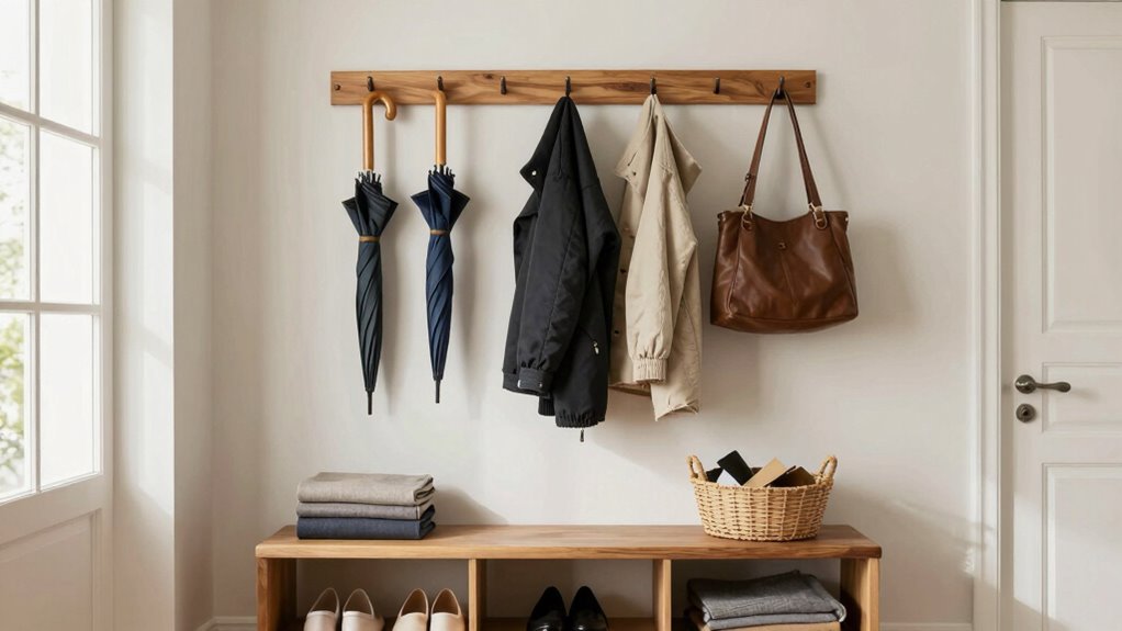 organize entryway for tidiness