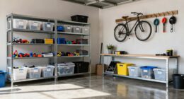 organized garage storage system