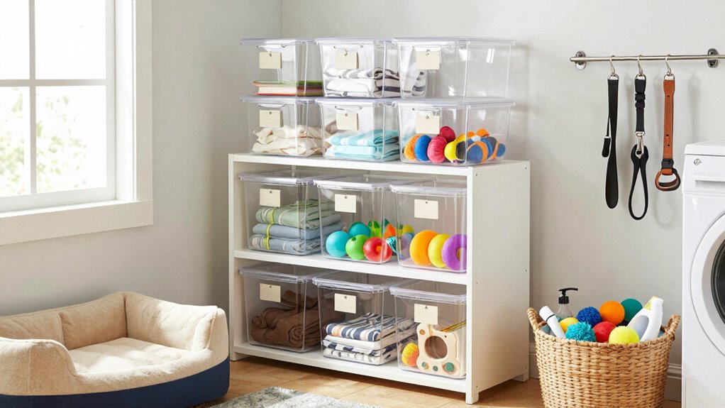 organized pet storage solutions