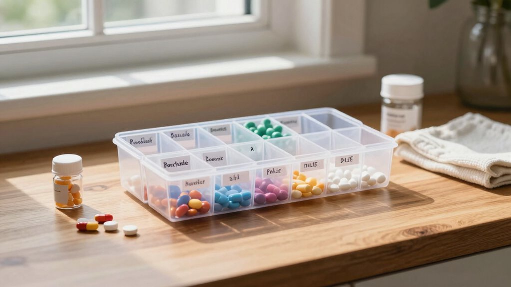 storage enhances pill routines