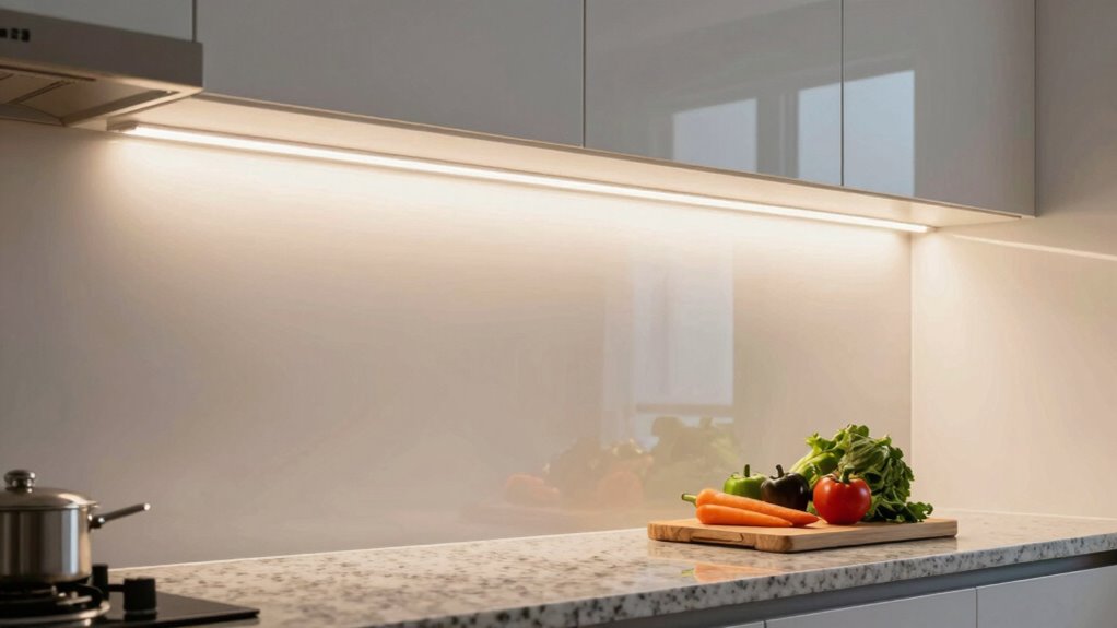 stylish efficient kitchen lighting
