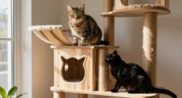 supports natural cat activities