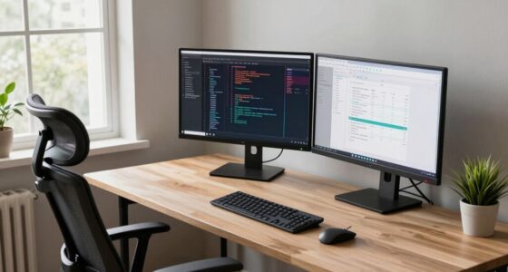 tailored workspace monitor setup