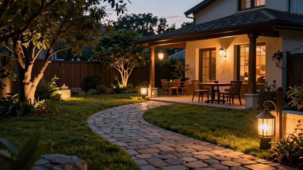 thoughtful sustainable outdoor lighting