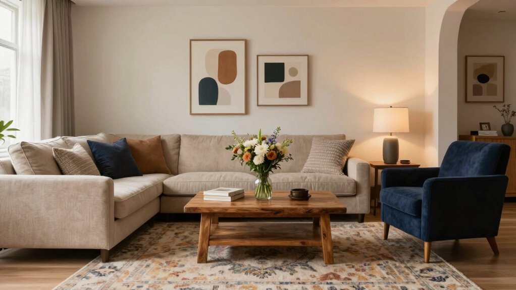 unified harmonious interior design
