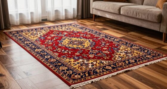 using rugs to enhance flooring