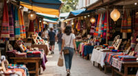 Bustling Street Culture Marketplaces