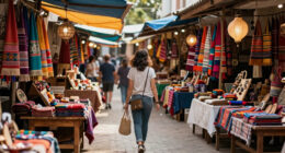 Bustling Street Culture Marketplaces