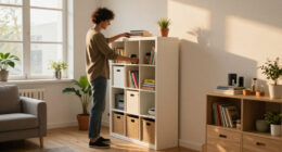 I Created A Pretty IKEA BILLY Hack That Seriously Cuts Clutter