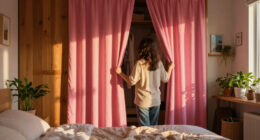 I Ditched My Closet Doors For $60 Pleated Curtains (See Why!)