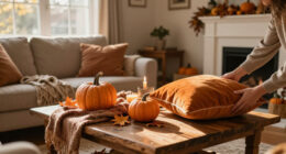 How To Make Orange Fall Decor Look Cozy, Not "Tacky"