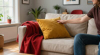 They Took A Risk On Mustard And Red — It Completely Changed This Living Room