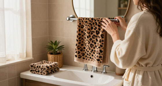 This Leopard Print Towel Set Adds Personality To My Boring Bathroom